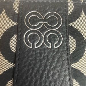 Coach signature mini wristlet